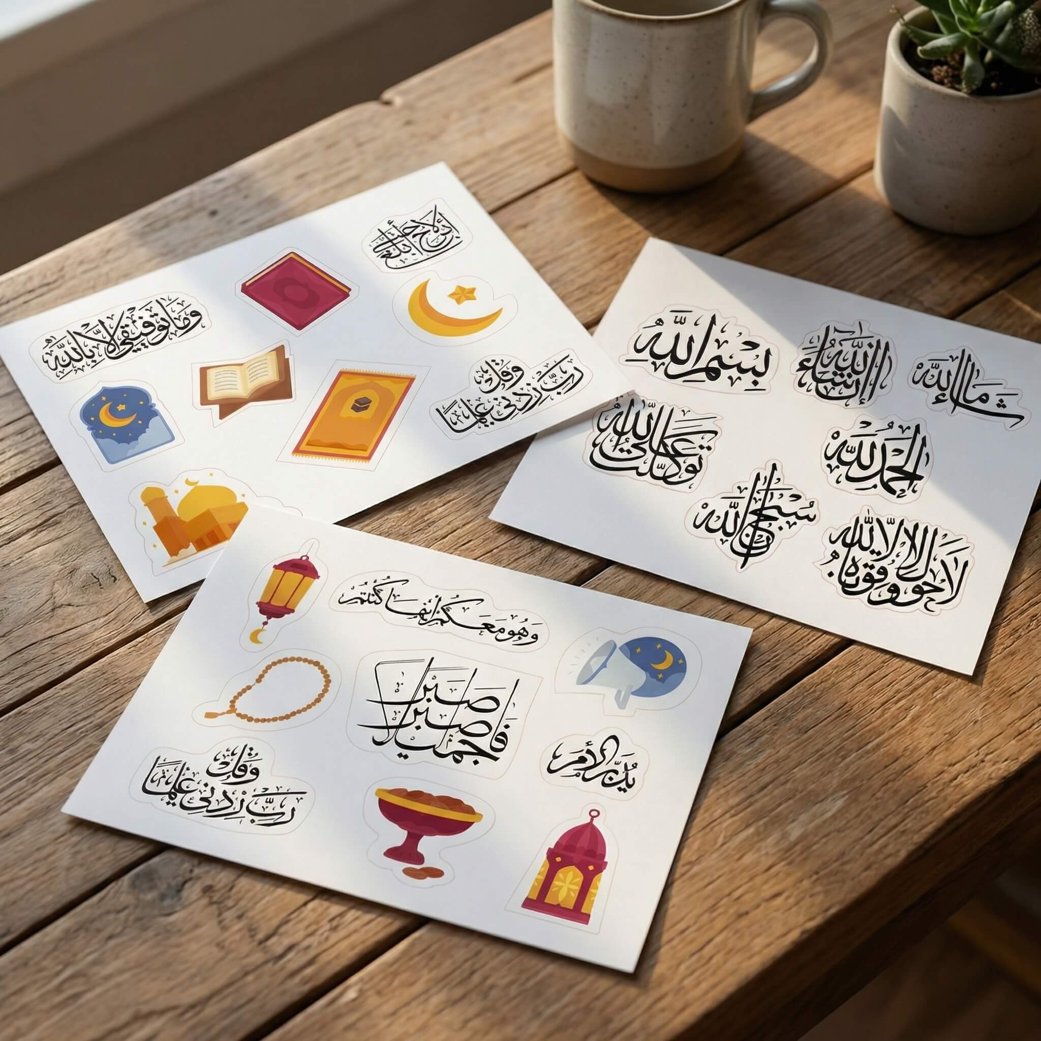My Deen Stickers Pack of 3