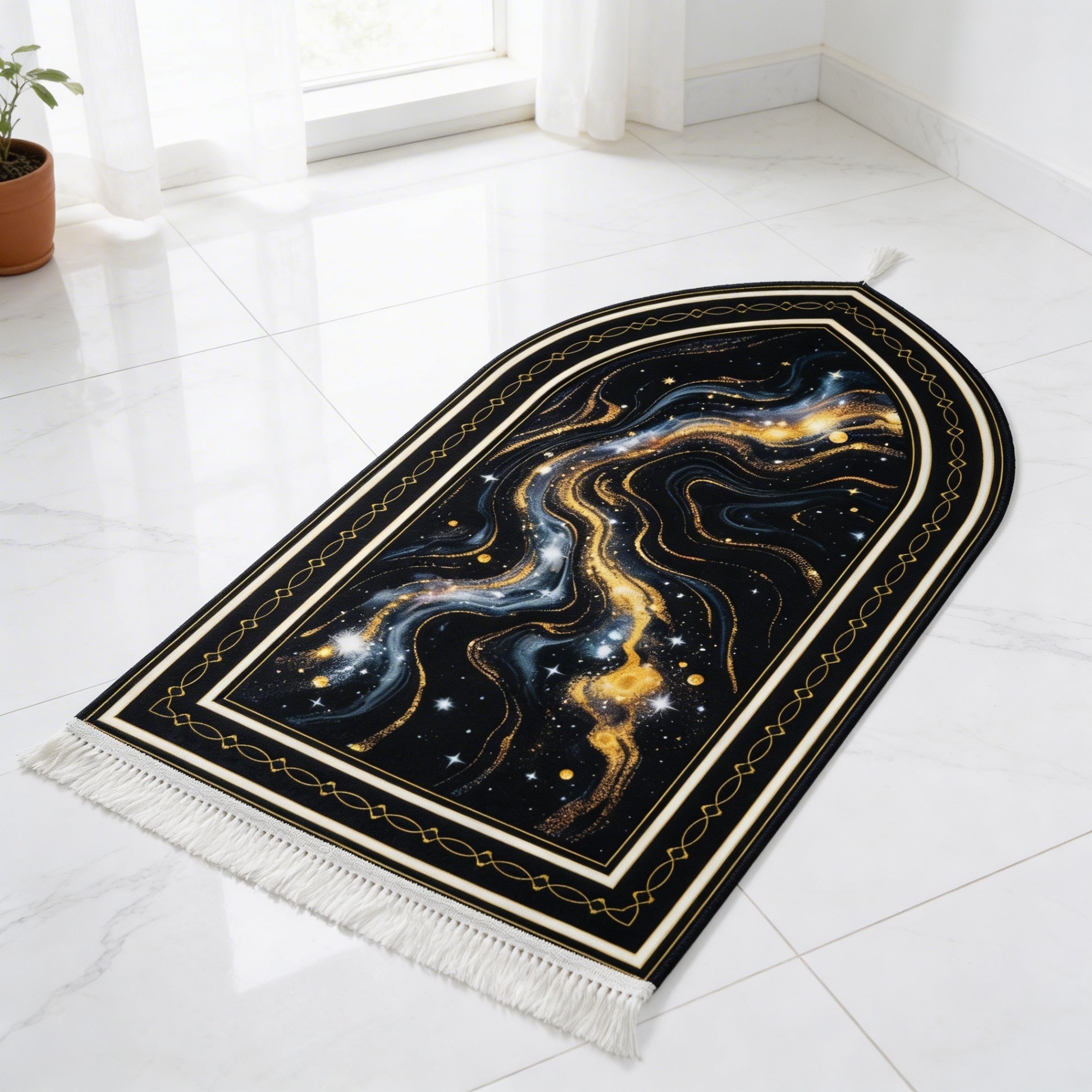 Cosmic Gold Padded Prayer Mat