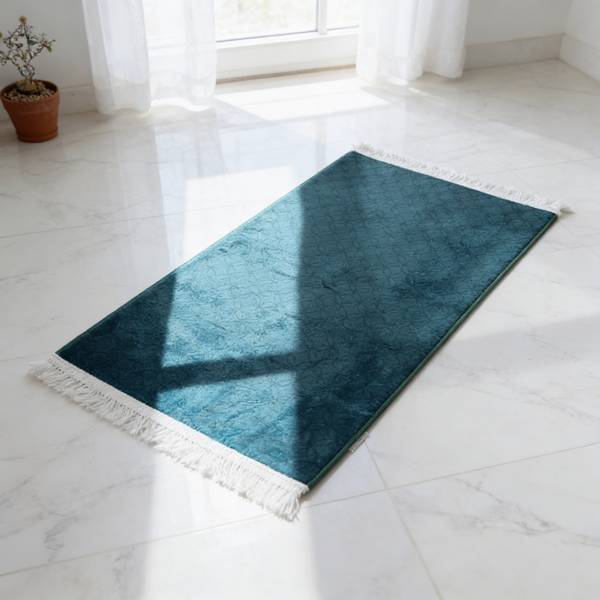 Green Elegance Padded Prayer Mat