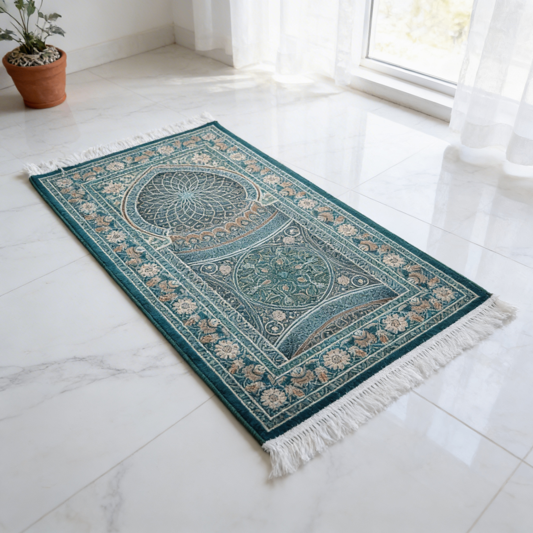 Sejadah Berlapik Emerald