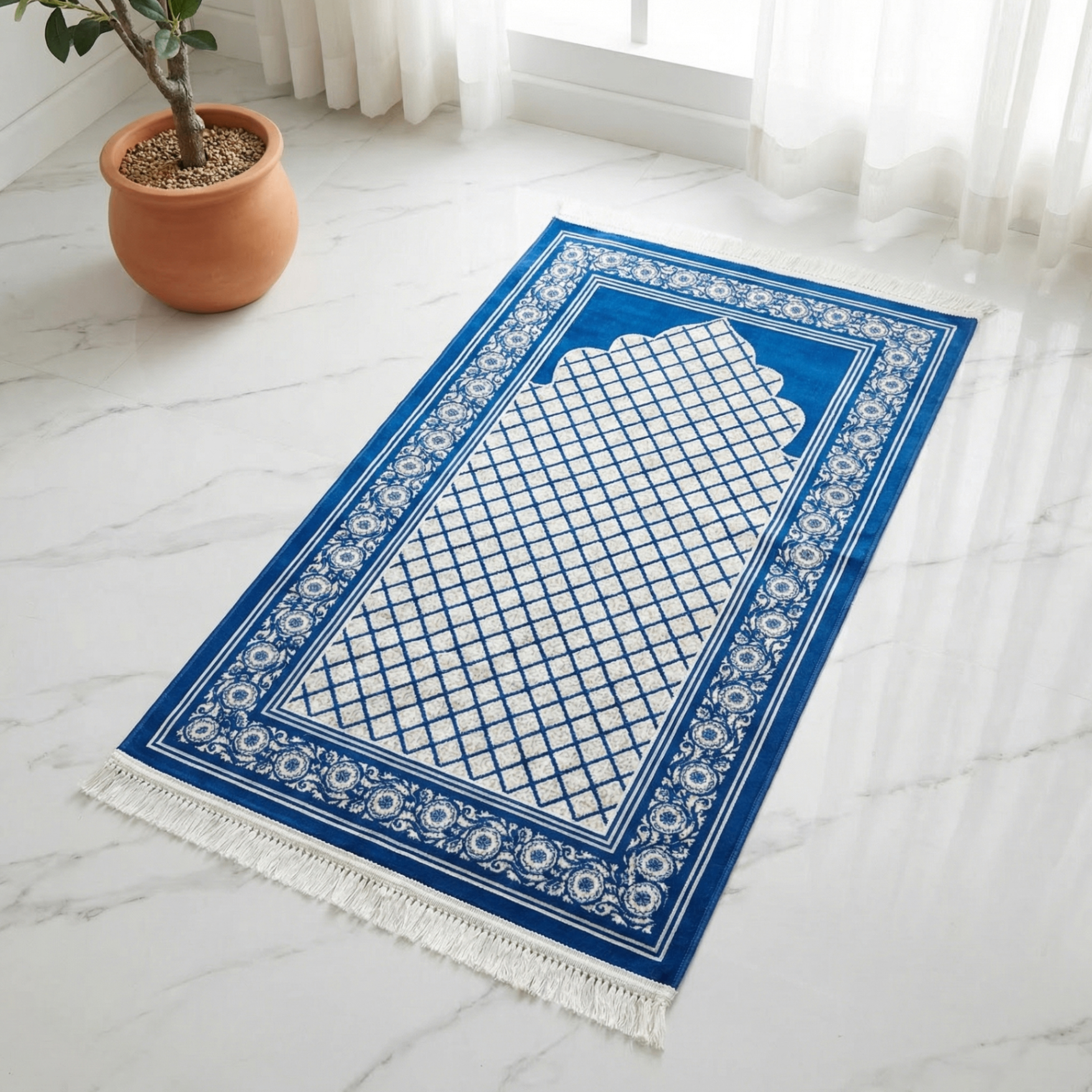 Zeenat-e-Ibadat Padded Prayer Mat