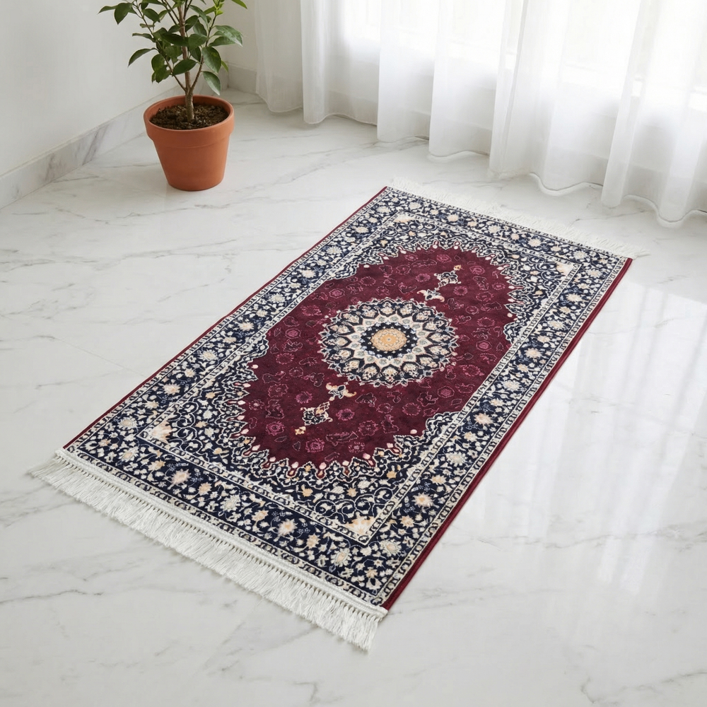 Tapis de prière marocain rembourré