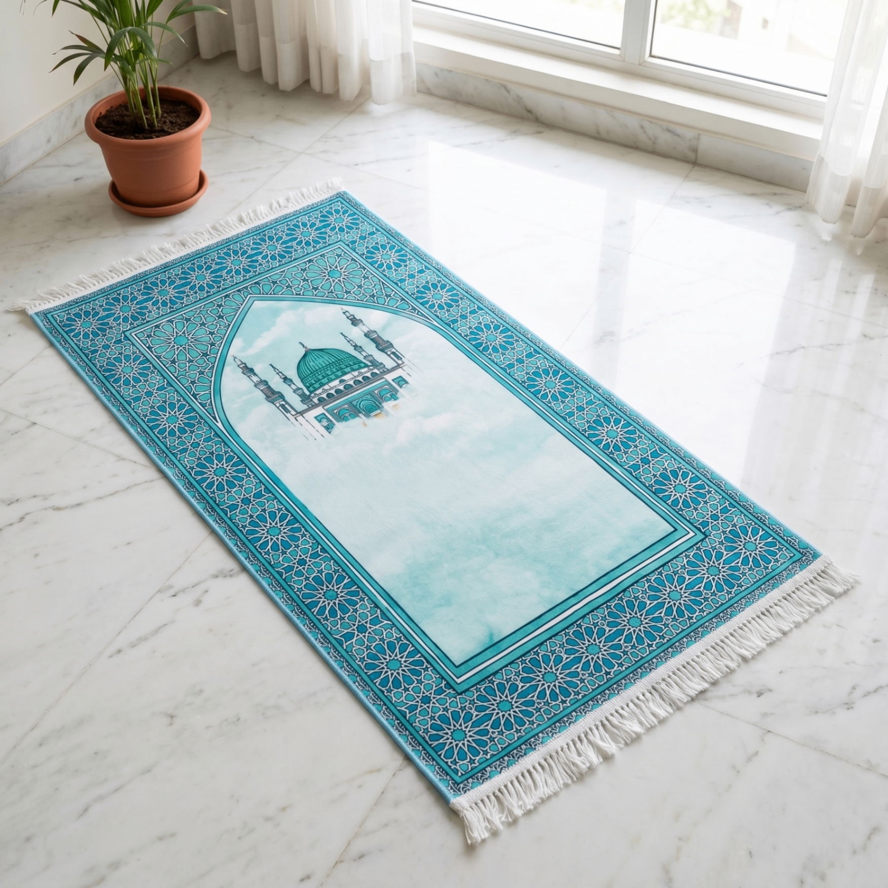 Emerald Sanctuary Padded Prayer Mat