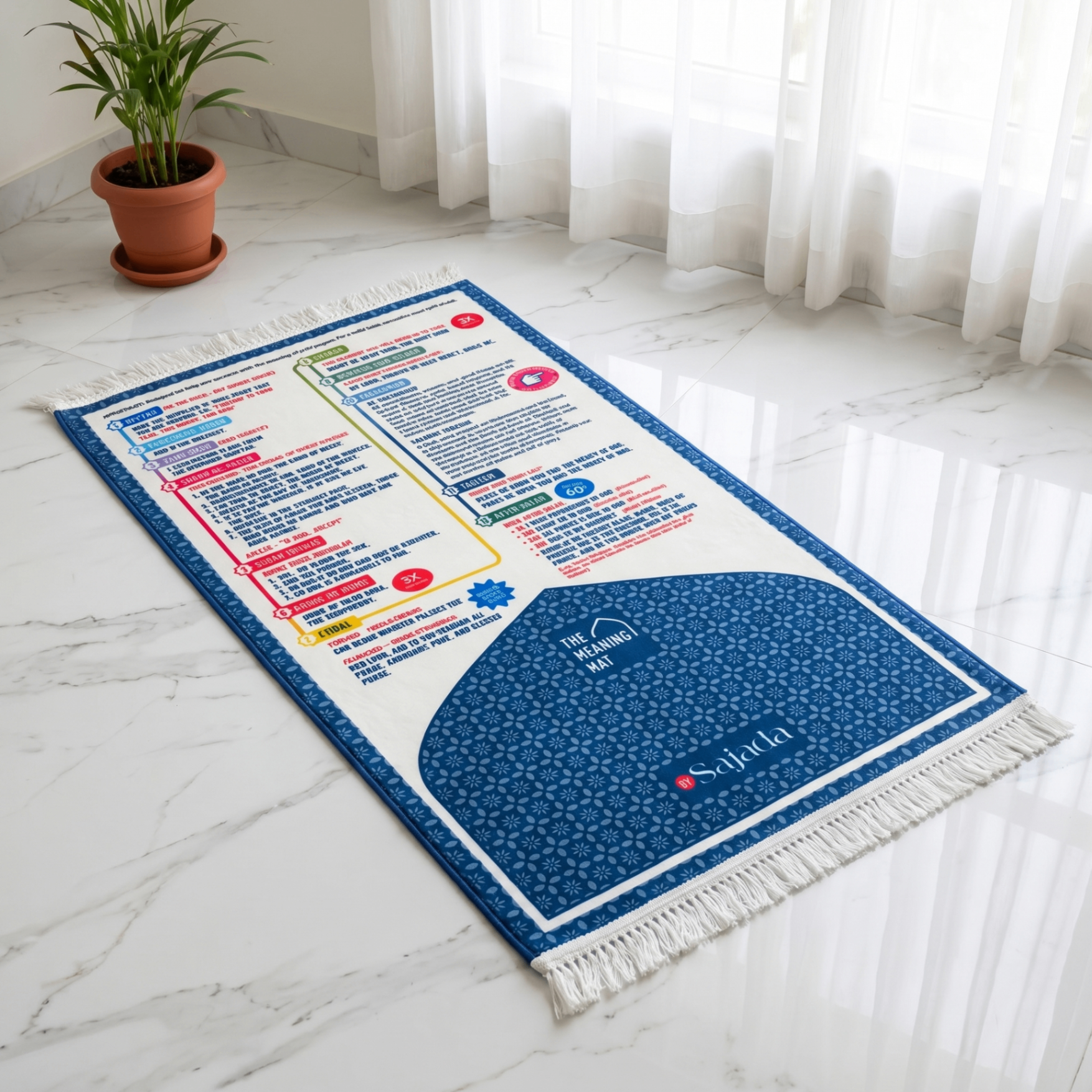 Itmi'nan polstret bedetæppe