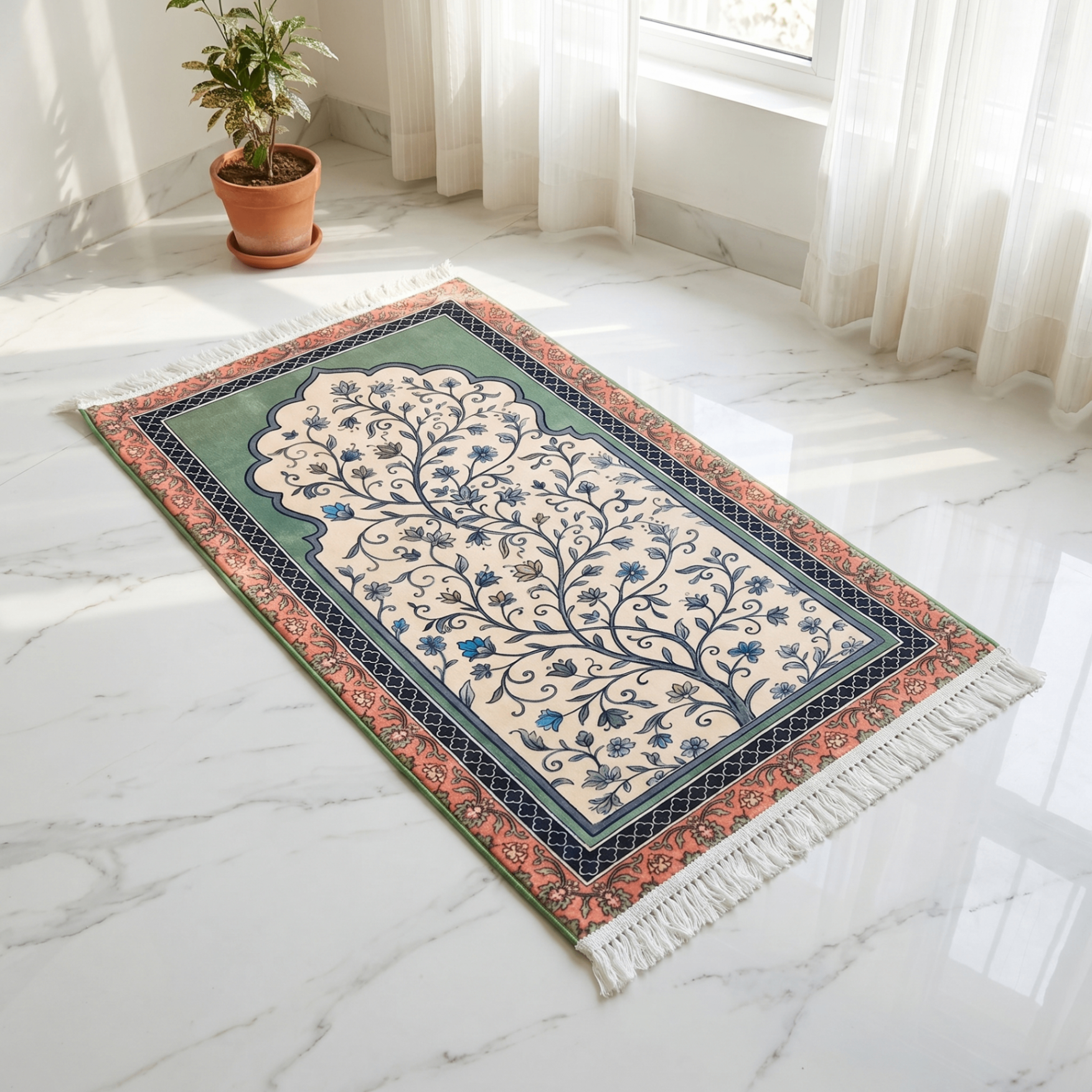 Vintage Vine Padded Prayer Mat