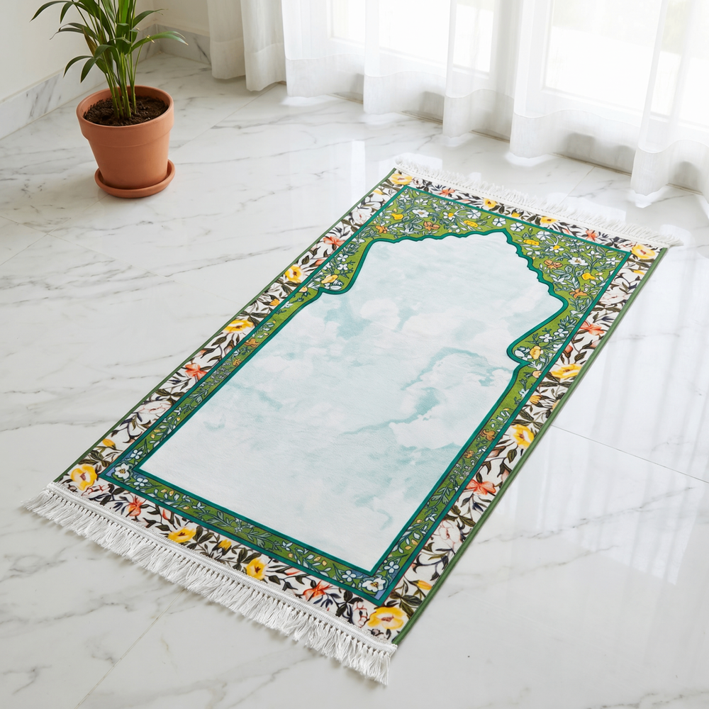 Tapis de prière rembourré Itmi'nan