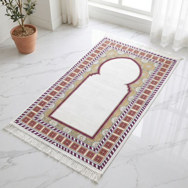 Marrakesh Rose Padded Prayer Mat