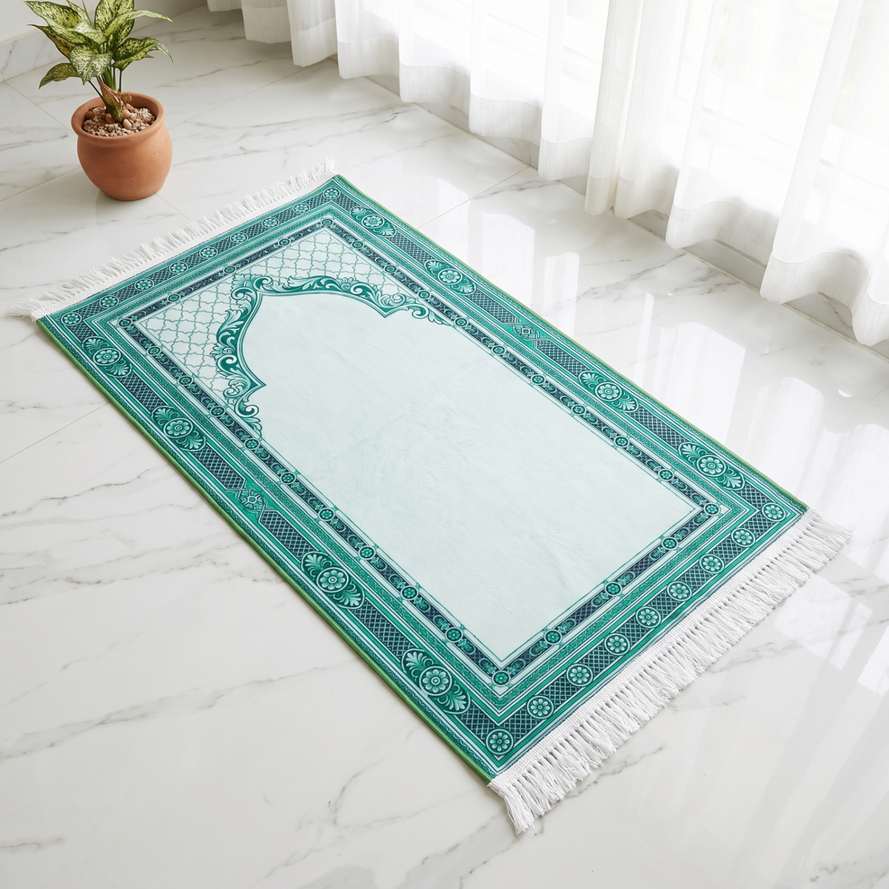 Mint Serenity Padded Prayer Mat