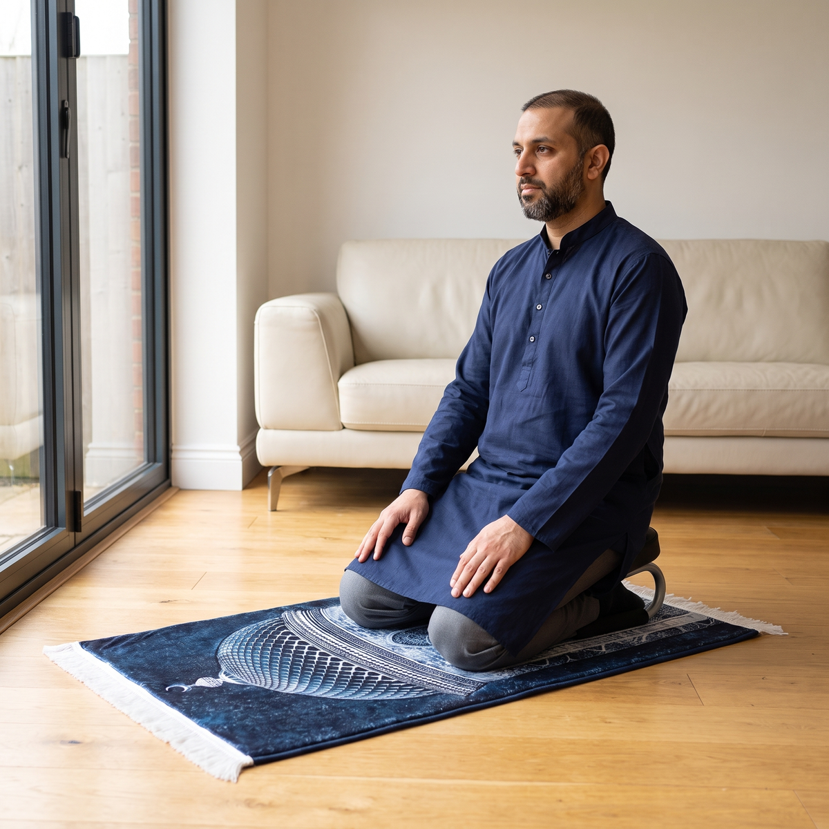 Prayer Support Seat with Foam Cushion