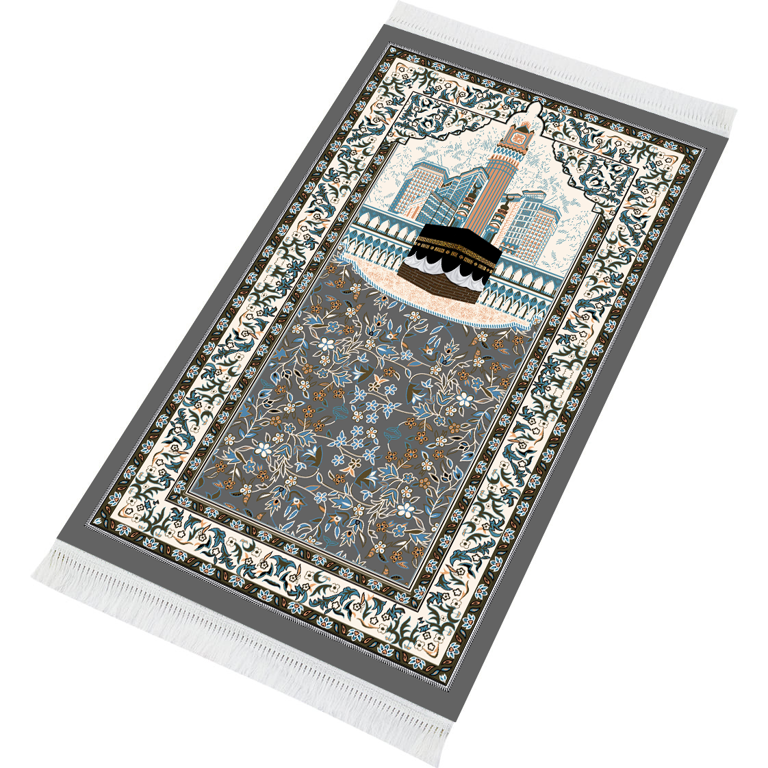 Grey Horizon Padded Prayer Mat