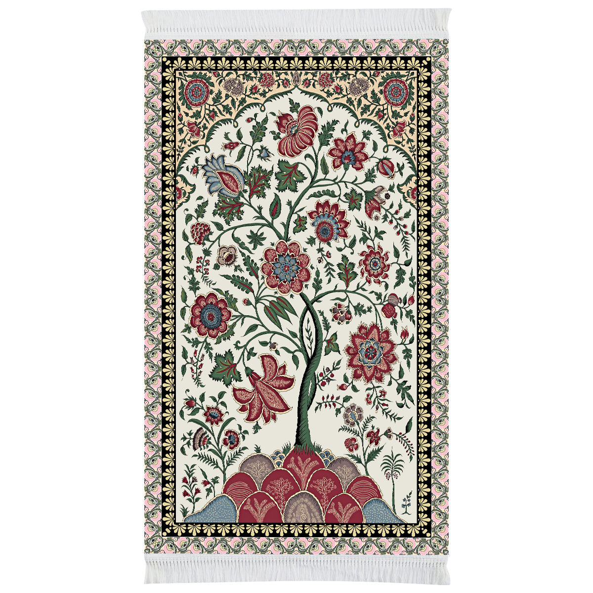 Floral Prayer Mat - Sajjadah