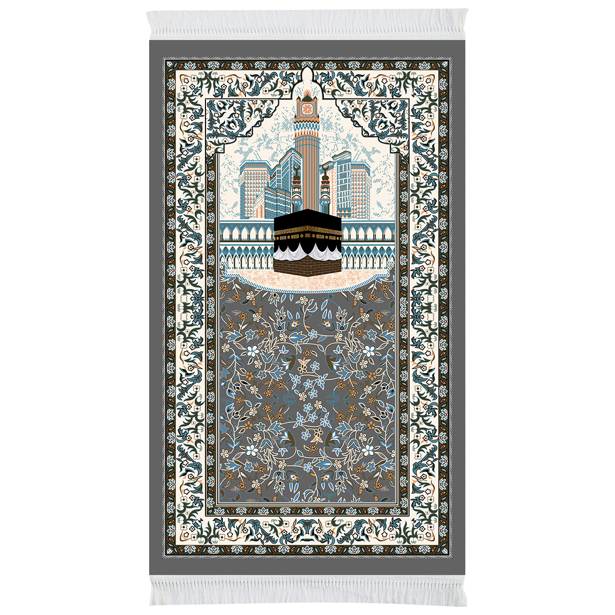 Grey Horizon Padded Prayer Mat