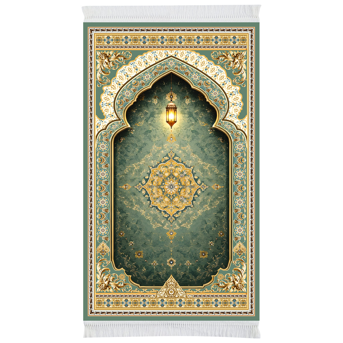 Verde Mehrab Padded Prayer Mat