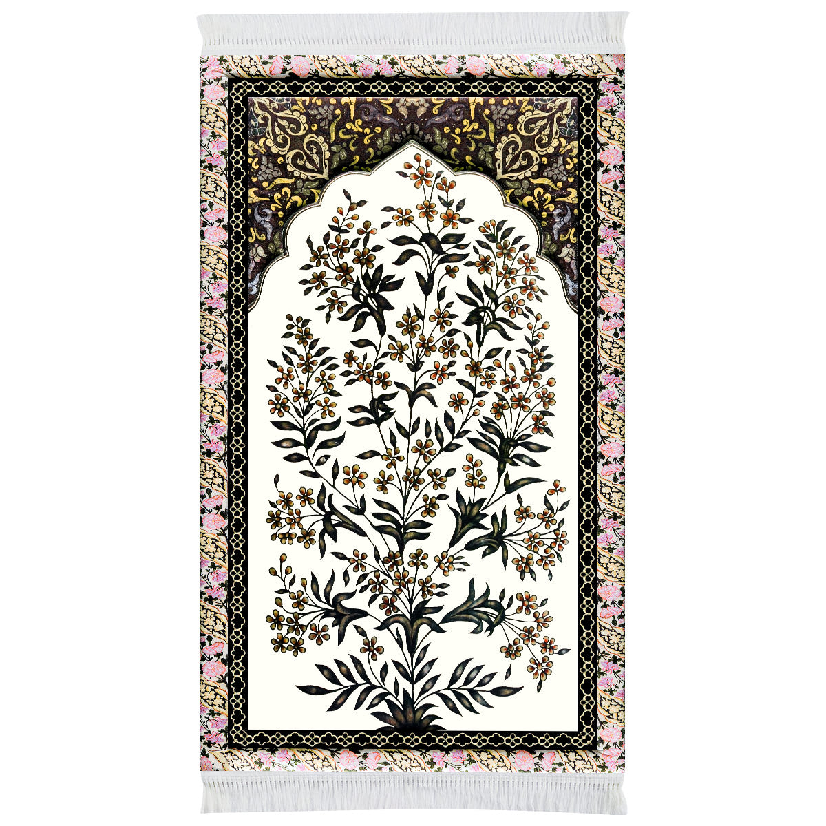 Antique Floral Prayer Mat - Sajjadah