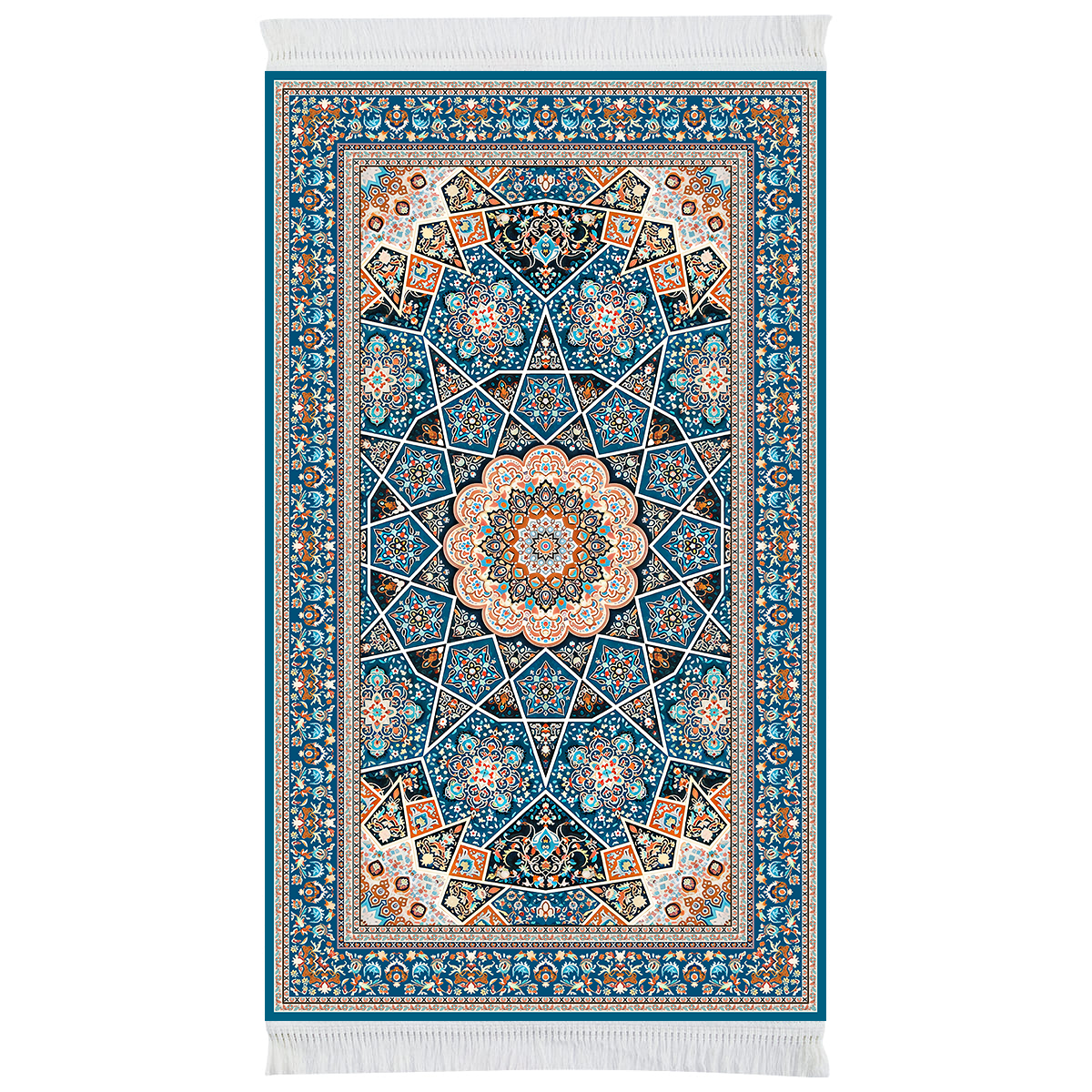Crystal Blue Padded Prayer Mat