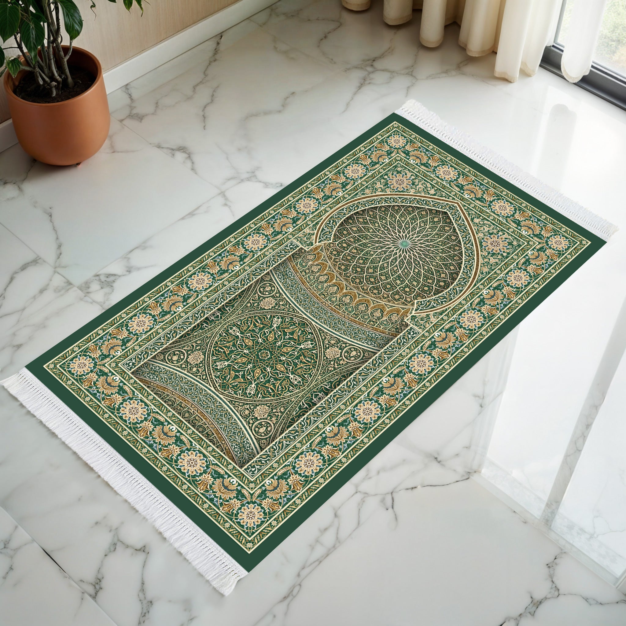 Emerald Padded Prayer Mat