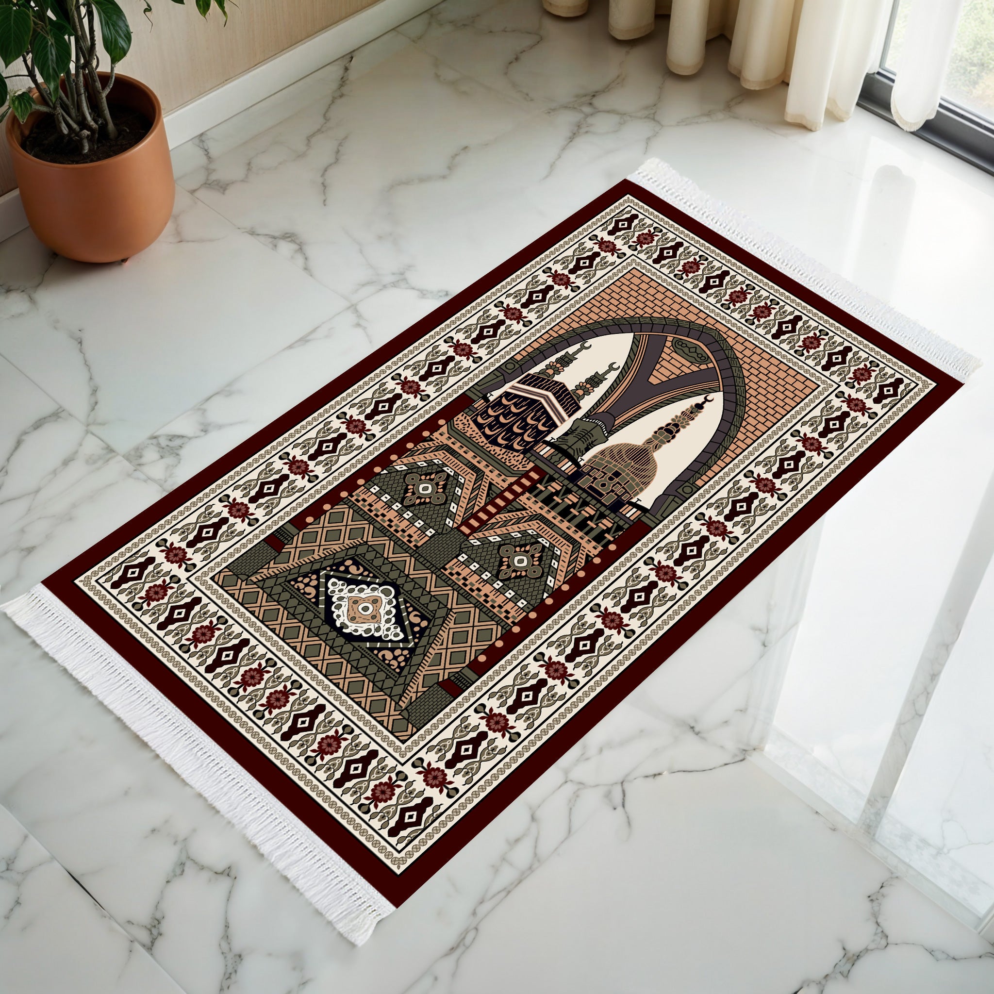 Divine Sketch Padded Prayer Mat