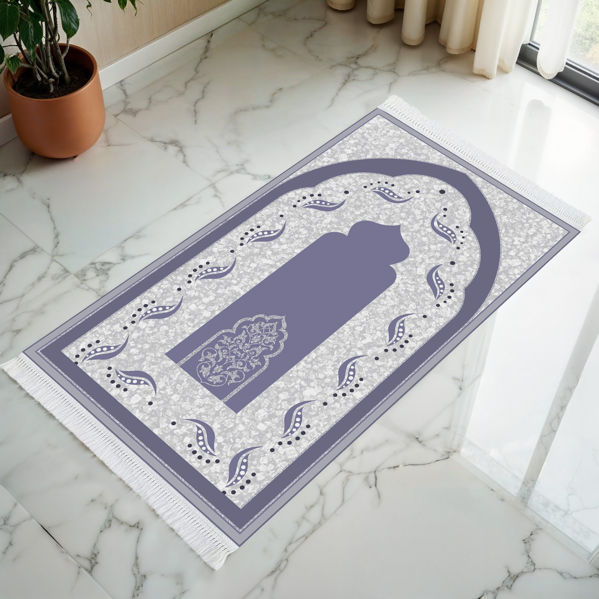 Tapis de prière rembourré Itmi'nan