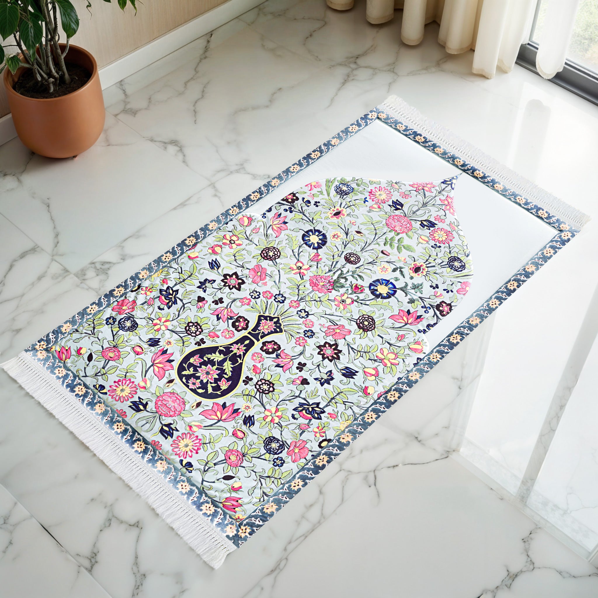 Spring Flowers Prayer Mat - Sajjadah