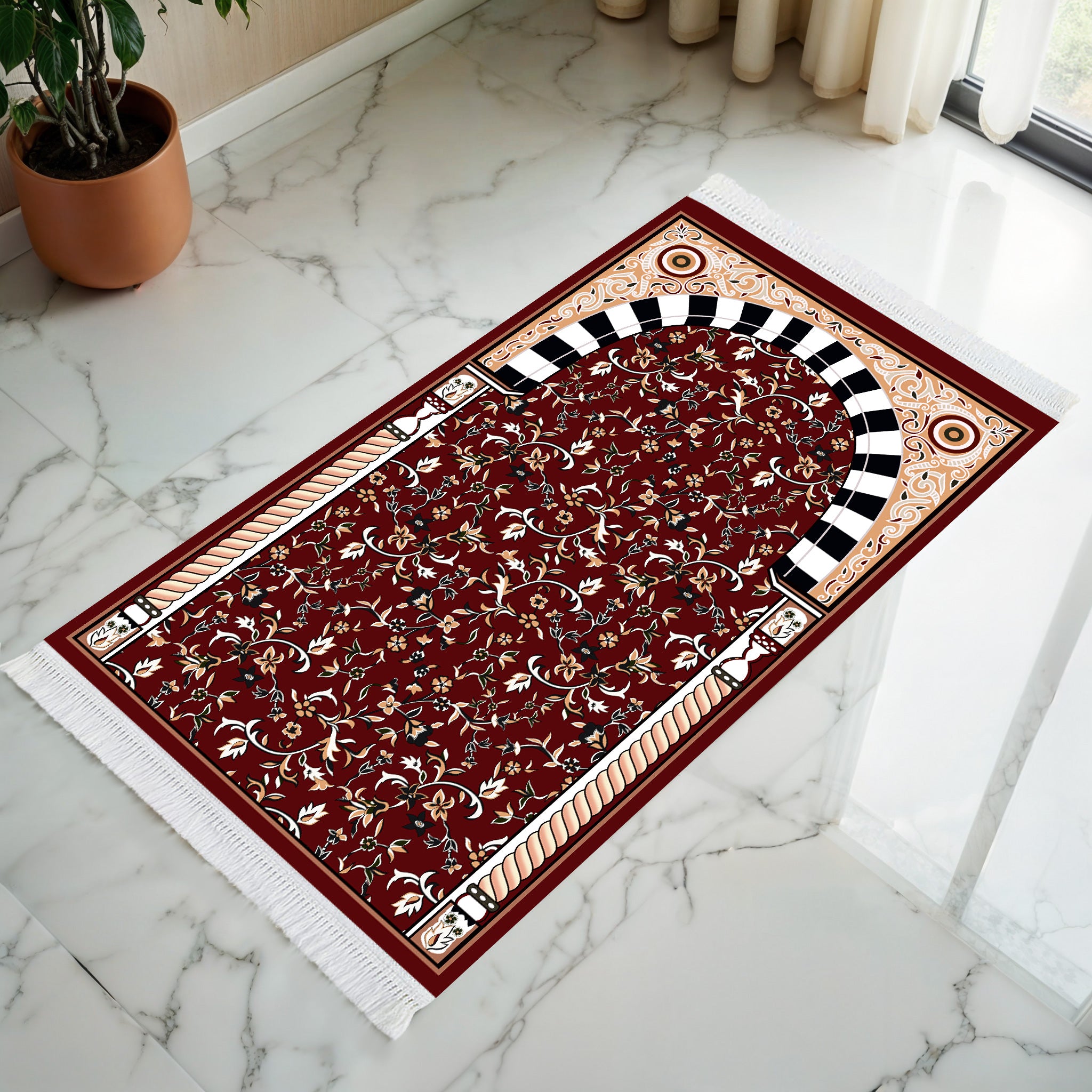 Mehrab-e-Qalb Padded Prayer Mat