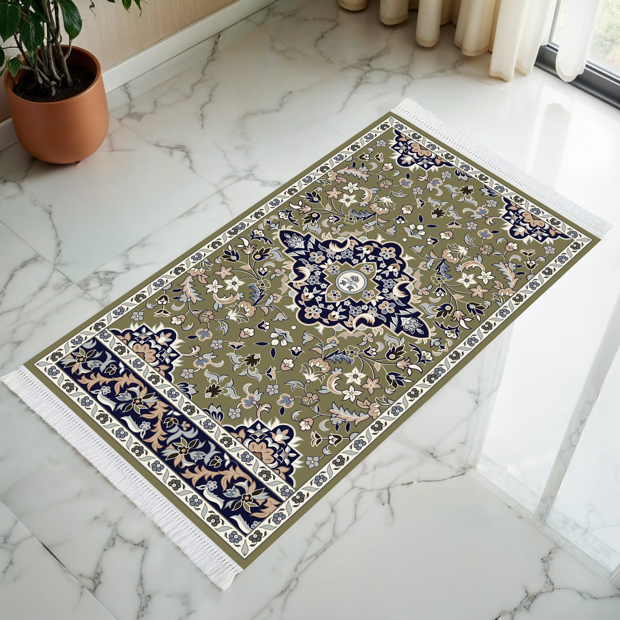 Masjid-e-Nabawi Mosque Padded Prayer Mat