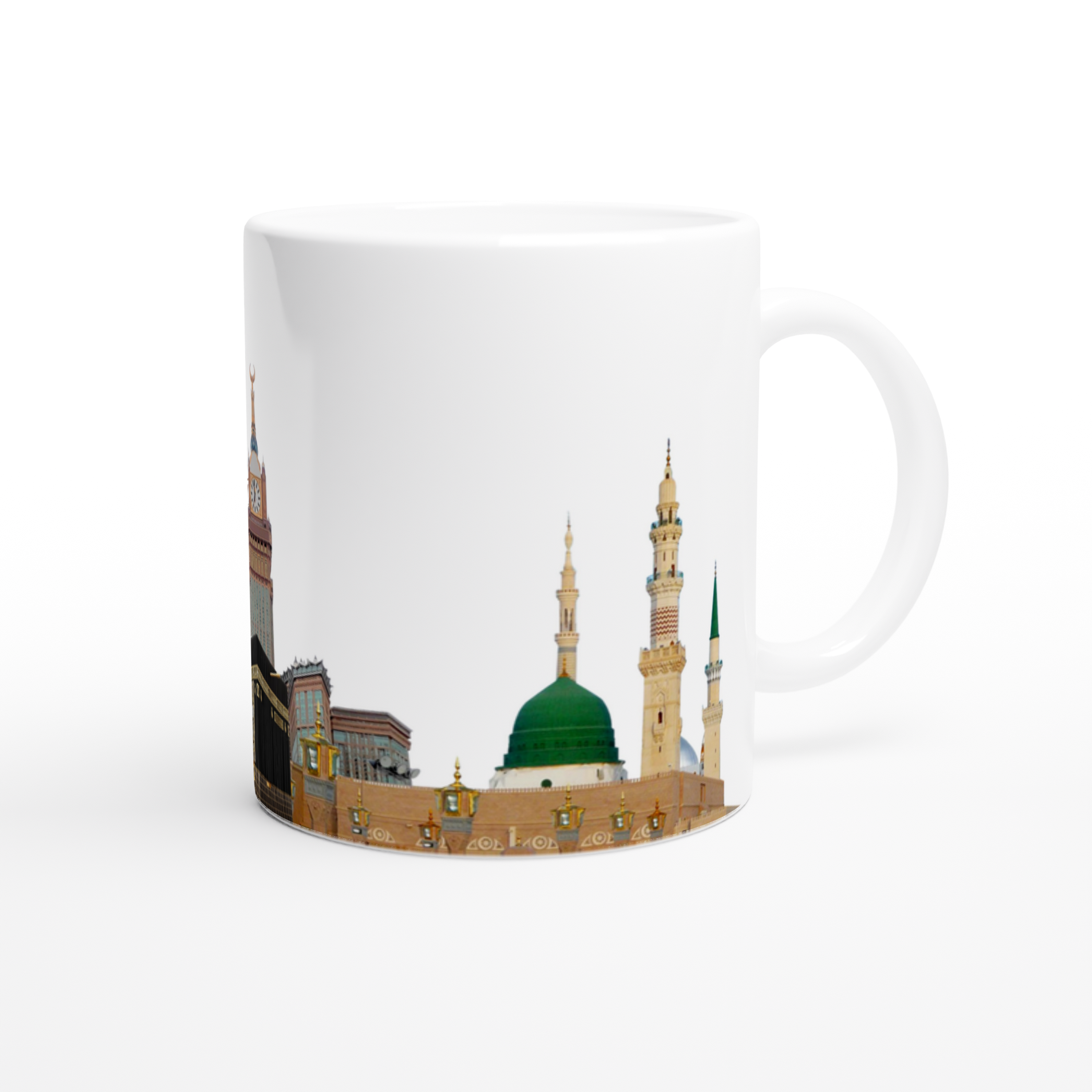 Panormic Mug Madinah and Makkah