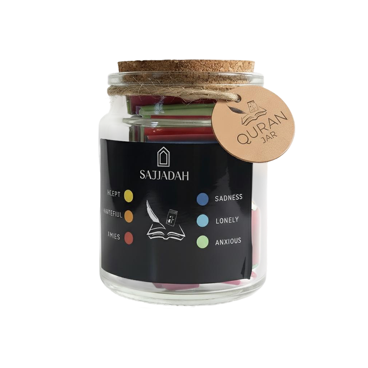 Islamic Affirmation Jar - 100+ Quran & Hadith-Based Messages for Every Emotion