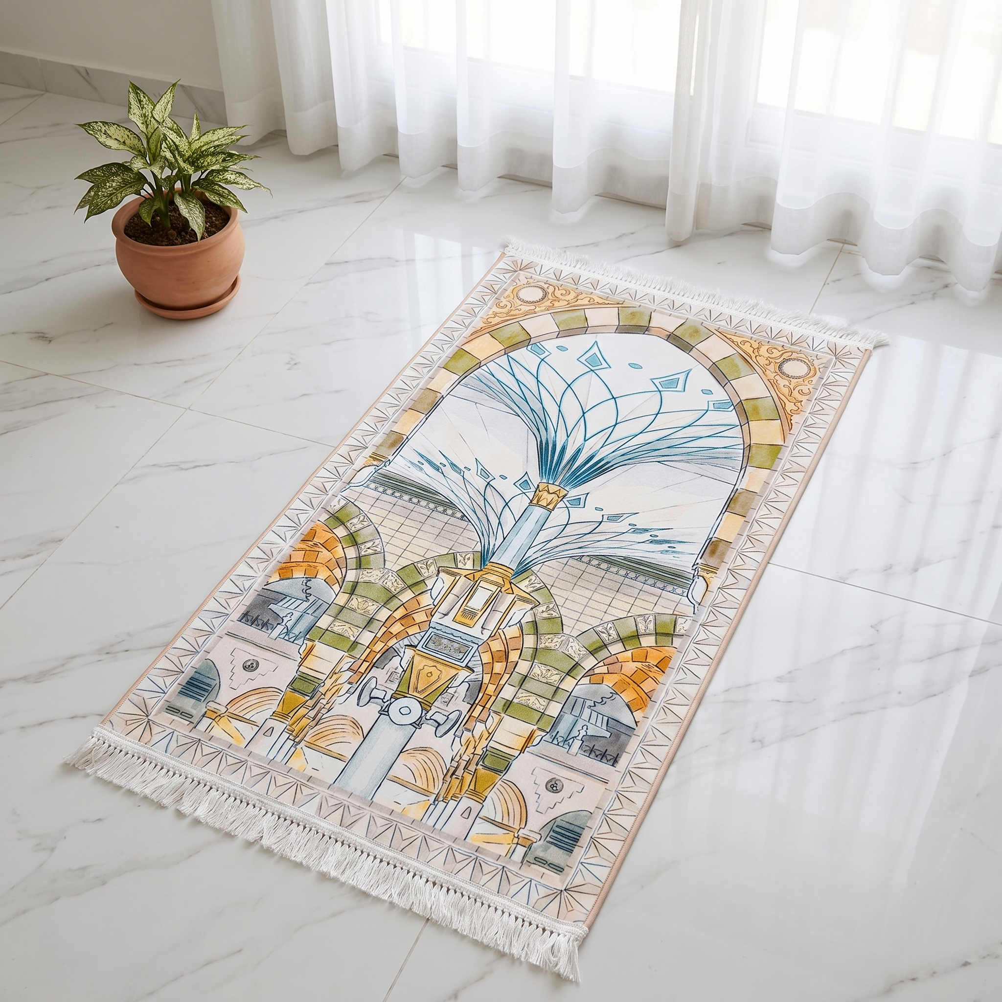 Itmi'nan Dolgulu Namaz Halısı